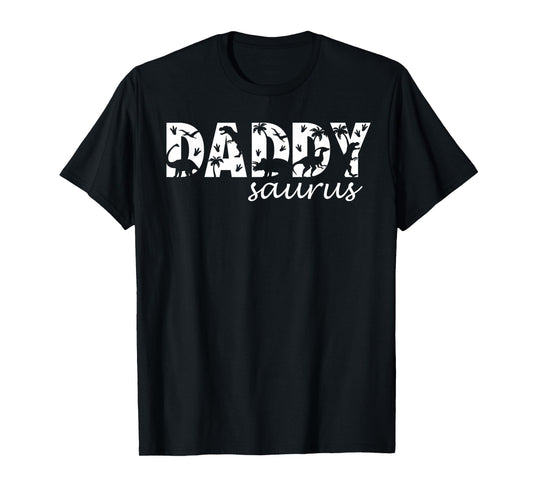 Daddysaurus T Rex Dinosaur Daddy Saurus Dad Family Matching T-Shirt