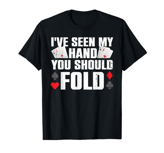 Funny Poker Player Art For Men Women Gambler Casino Lover T-Shirt