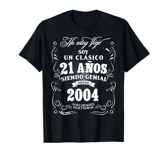 21st Birthday gift for Men in Spanish Regalo cumpleanos 21 T-Shirt