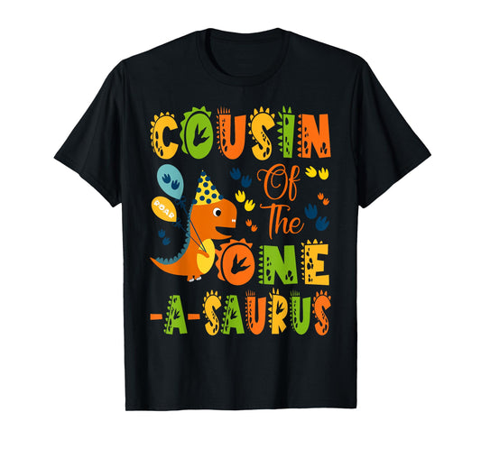 Cousin of The One-A-Saurus 1St Birthday Dinosaur Party T-Shirt