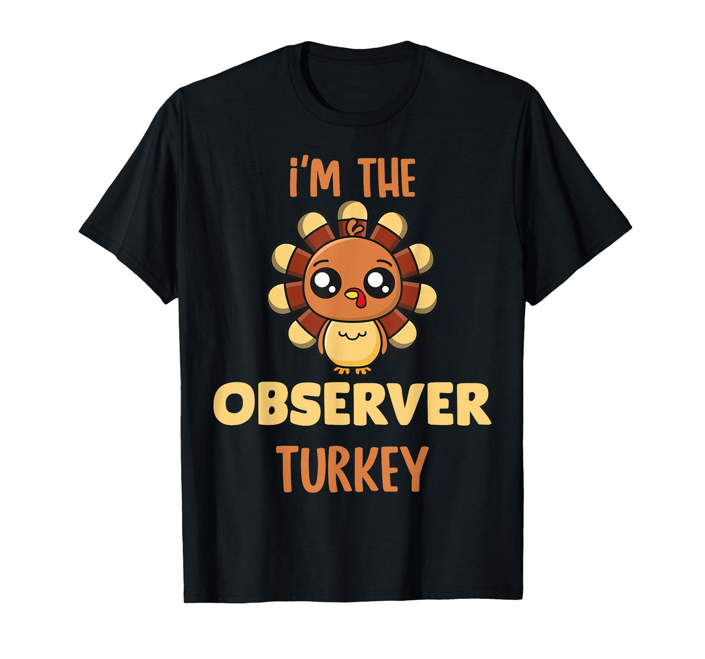 Observer Turkey Matching Family Group Thanksgiving Party Pj T-Shirt