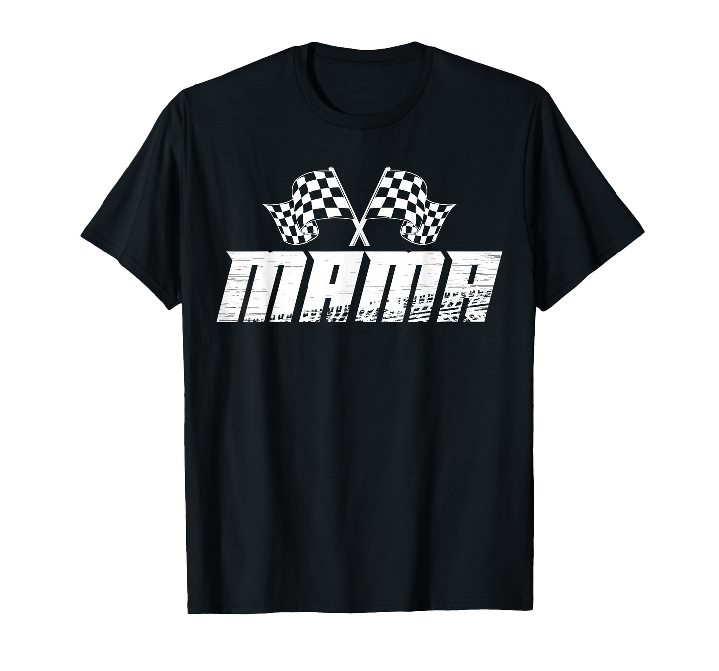 Mama Pit Crew Family Racing Birthday Race Car T-Shirt