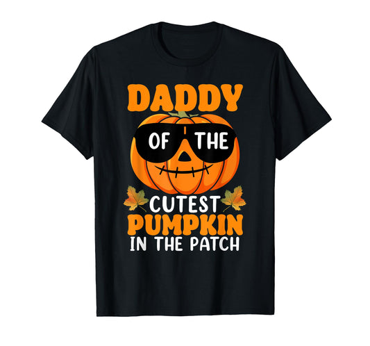 Daddy Of The Cutest Pumpkin In The Patch Halloween T-Shirt