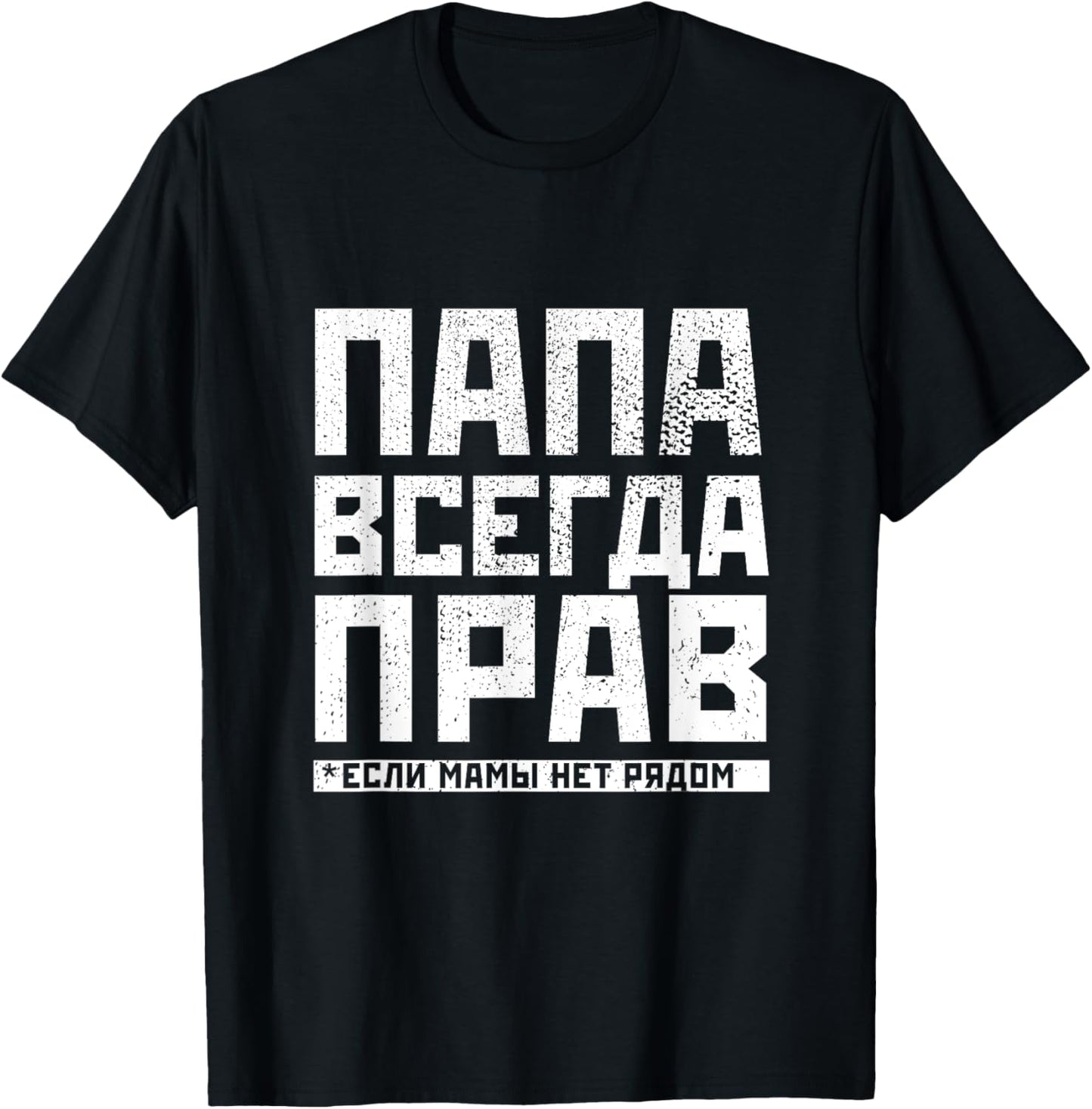 Russian Papa has always right funny Russian gifts for T-Shirt