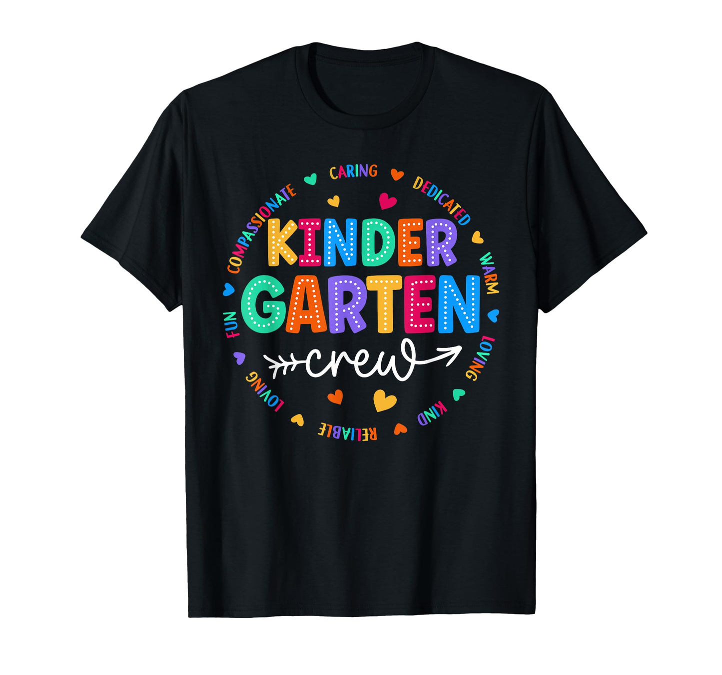 Kindergarten Crew Back To School Kindergarten Teacher Kids T-Shirt