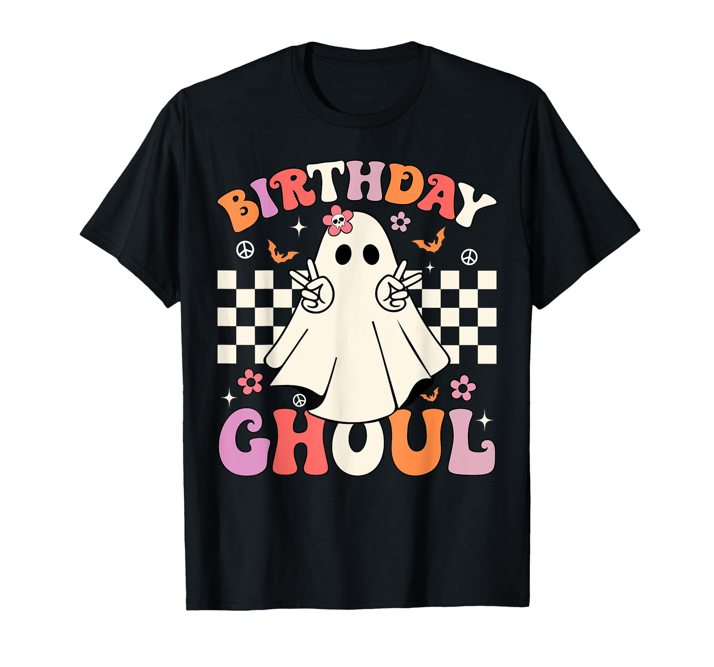 Halloween Birthday Ghoul Party Anniversary Booday Women Girl T-Shirt