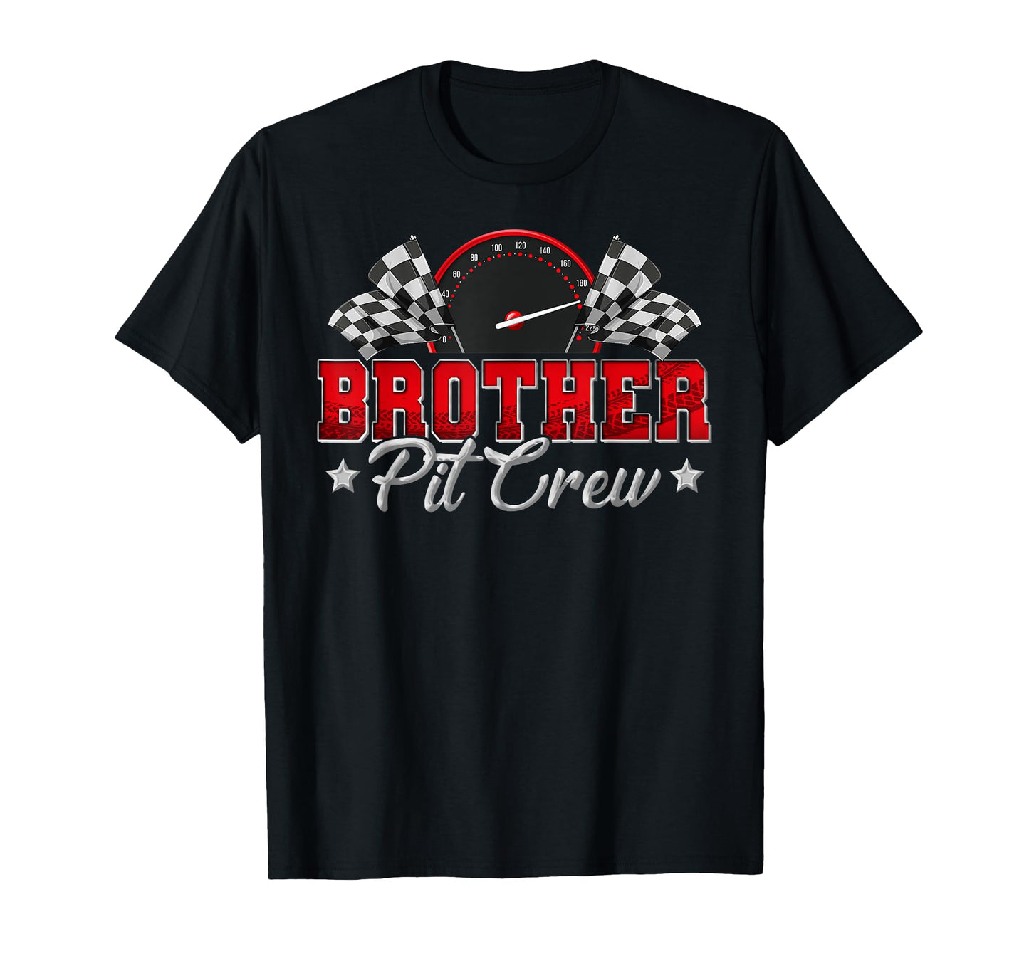 Pit Crew Race Car Racing Brother Family Birthday Party Gift T-Shirt