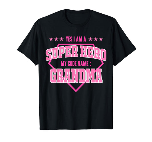 Yes I'm A Superhero Codename Grandma Grandma Mother's Day T-Shirt