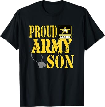 Proud Army Son Military Pride T-Shirt