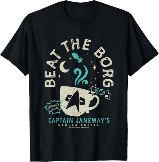 Star Trek: Voyager Captain Janeway's Beat The Borg Cup T-Shirt