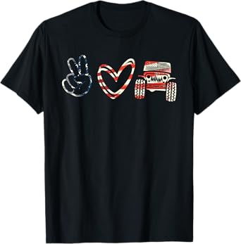 Support Peace Love Peace Love offroad T-Shirt