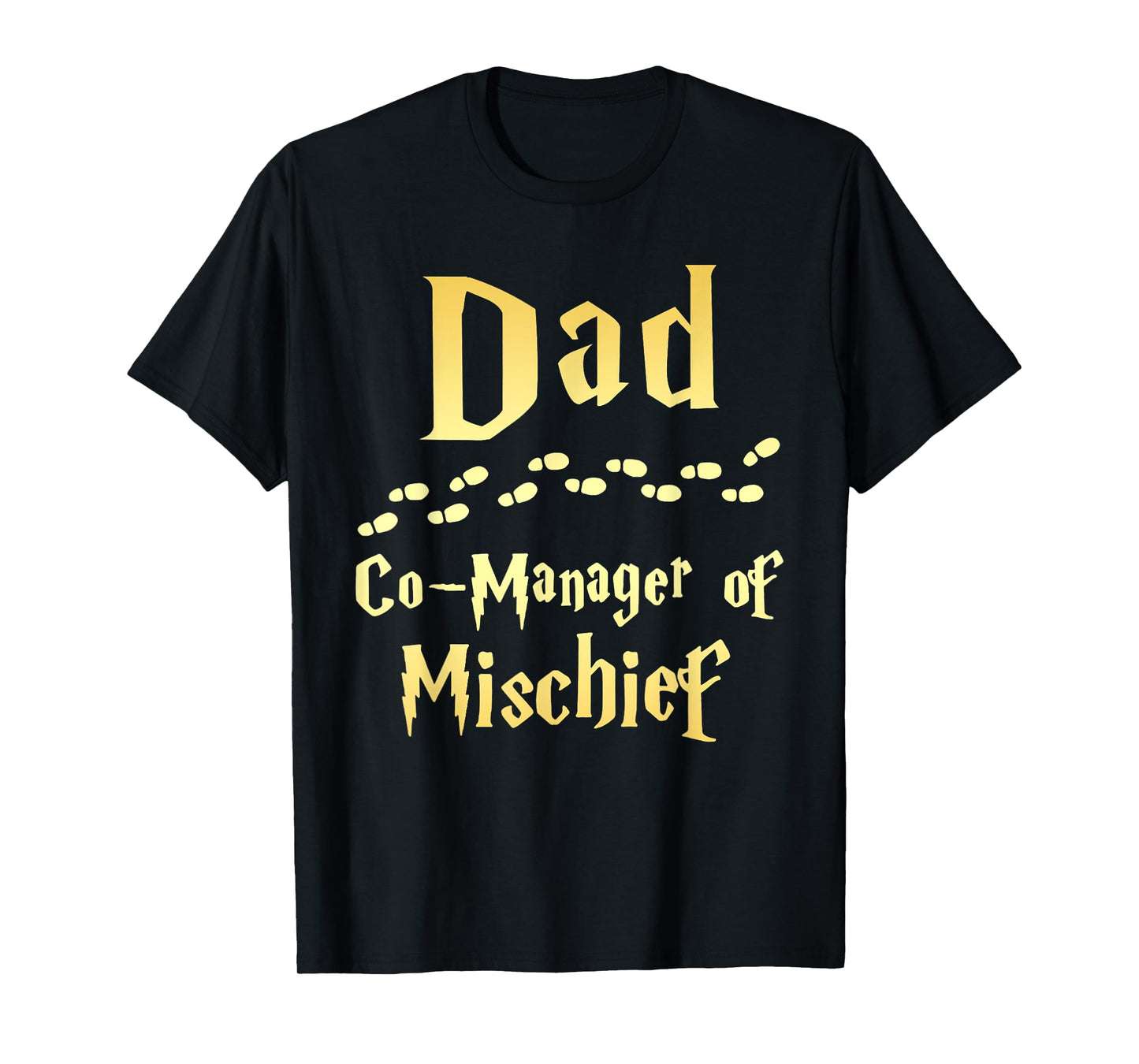 Magical Dad, Manager Of Mischief Birthday Family Matching T-Shirt