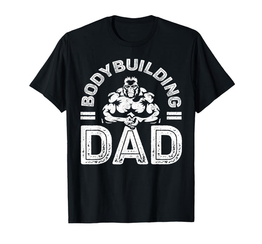 Bodybuilding Dad Shirt Men Muscle Gym Training Bodybuilder T-Shirt