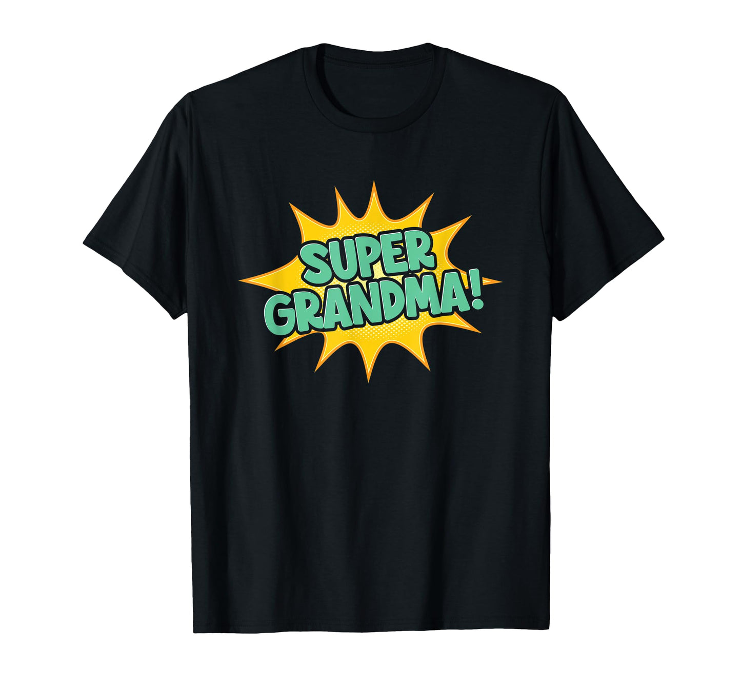 Super Grandma Comic Superhero Retro Grandma Mother's Day T-Shirt
