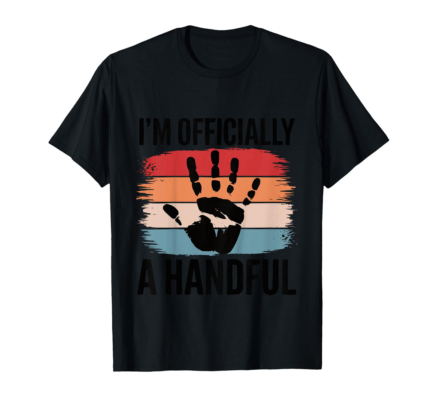 Kids Kids Birthday 5 Year Old Boy I'm Officially A Handful T-Shirt
