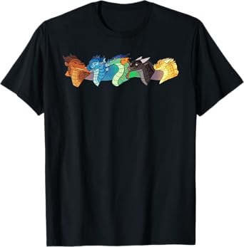 WING OF FIRES LEGENDS FATHOM DARKSTALKER CLEARSIGHT T-Shirt