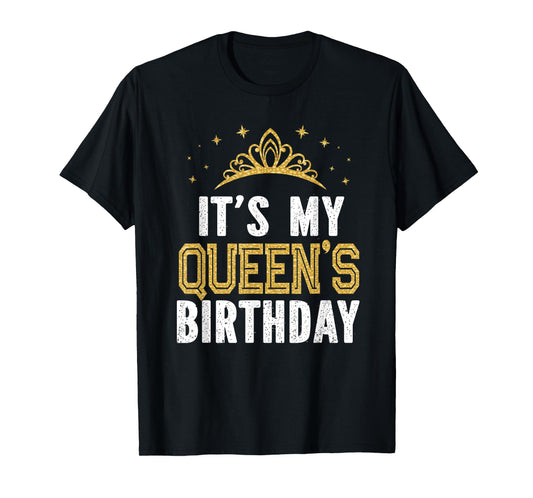 It's My Queen's Birthday Party Family Matching T-Shirt
