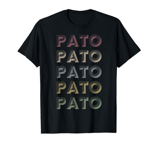 Retro Pato Repetitive Vintage Player T-Shirt