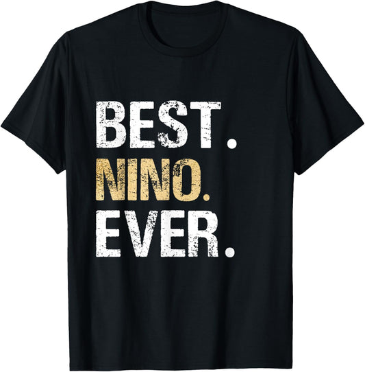Mens Best Nino Ever Gift for Spanish Mexican Godfather T-Shirt