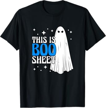 Blue Boo Sheet Ghost T-Shirt