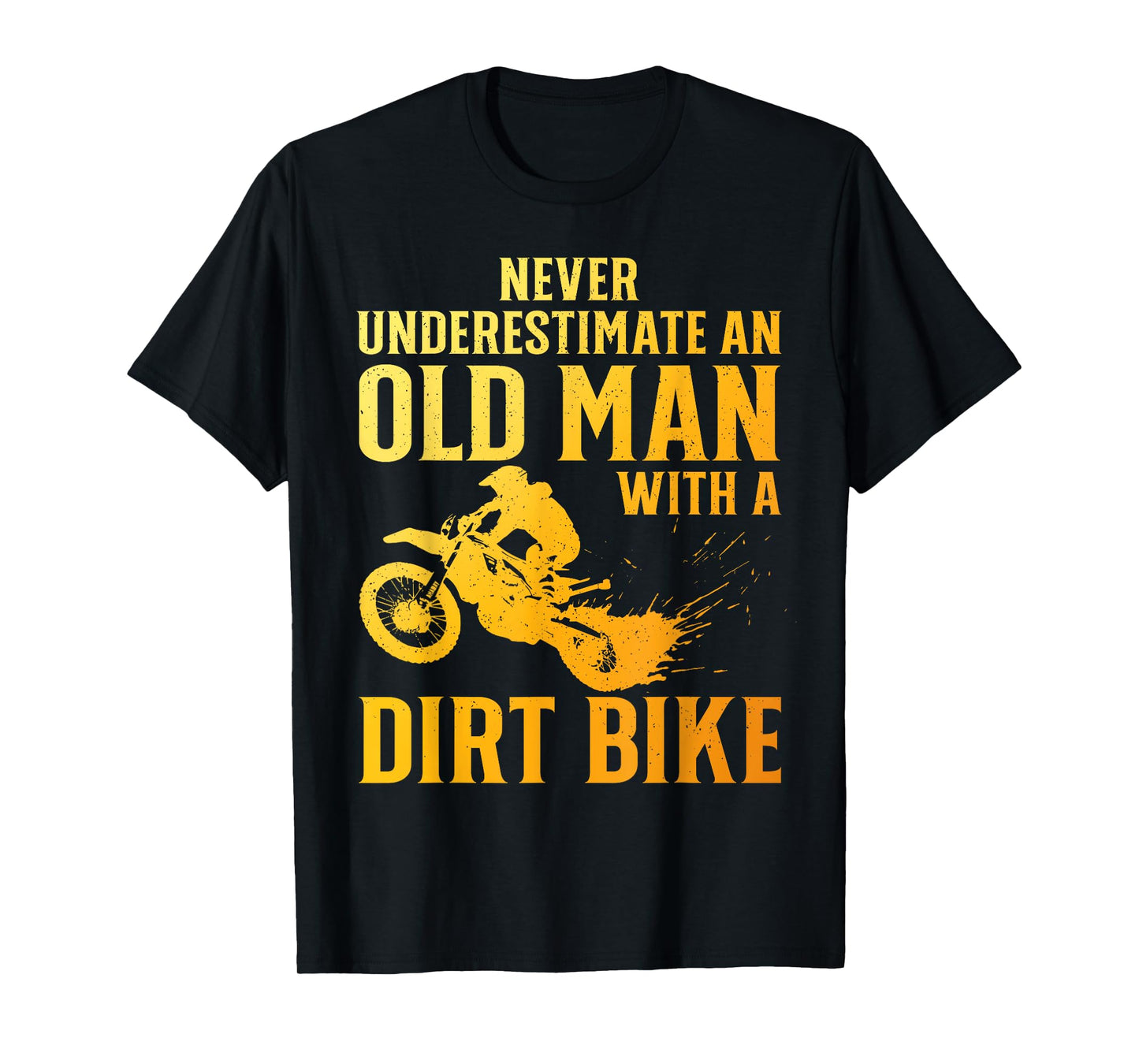 Dirt Bike Art For Men Grandpa Dad Dirtbike Dirt Bike Lover T-Shirt