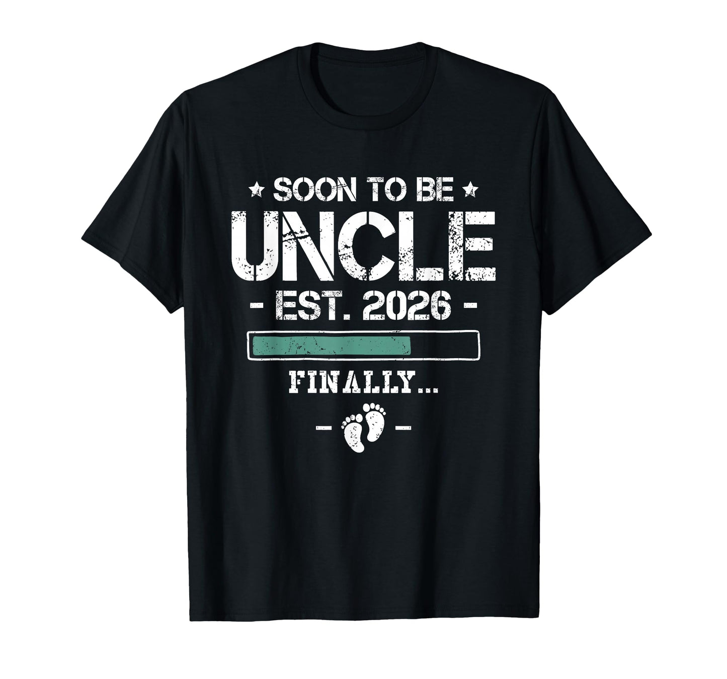 Soon to Be Uncle 2026 Funny Baby Reveal for Expecting Uncle T-Shirt