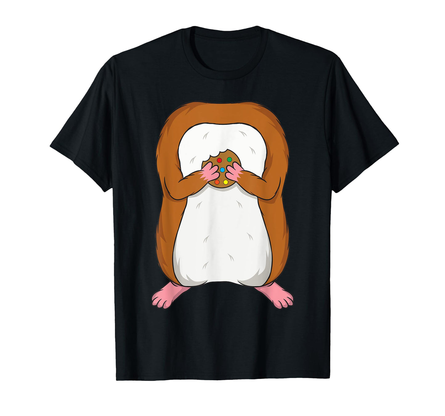 Funny Hamster Body Headless Halloween Easy Costume Outfit T-Shirt