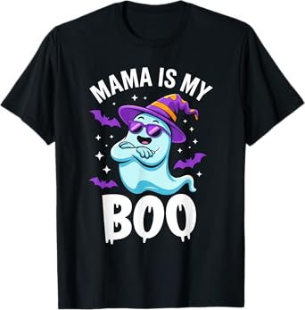 Groovy Mama Is My Boo Halloween Toddler Boys Girls Kids T-Shirt