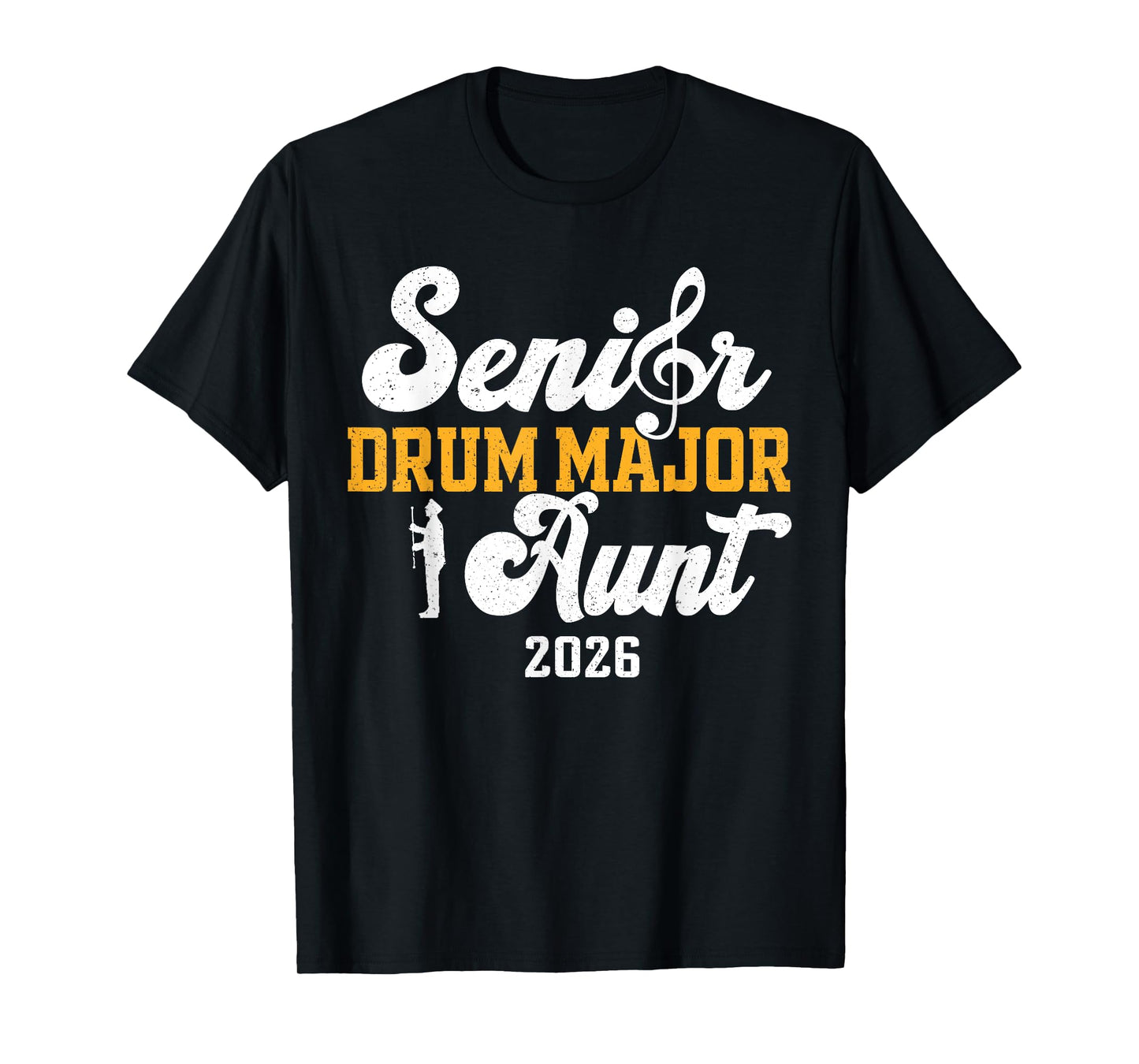 Senior Drum Major Aunt 2026 Graduation Matching Family T-Shirt