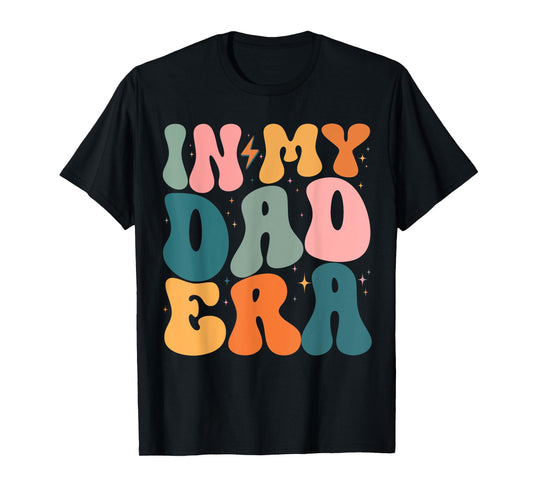 Vintage In My Dad Era Retro Fathers Day For Dad Papa Grandpa T-Shirt
