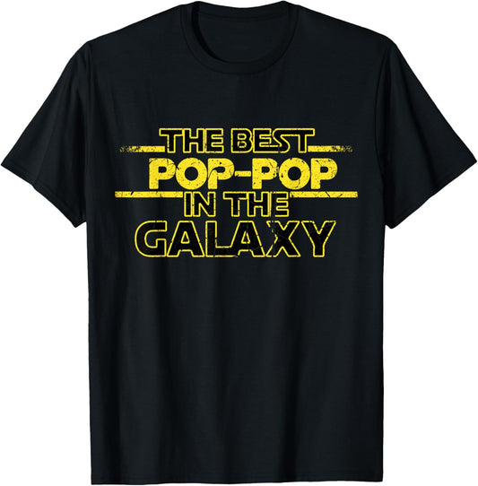 Best Pop-Pop in the Galaxy Birthday Gift for Pop Pop T-Shirt