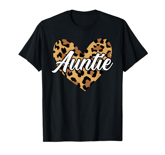 Aunt Leopard Auntie T-Shirt