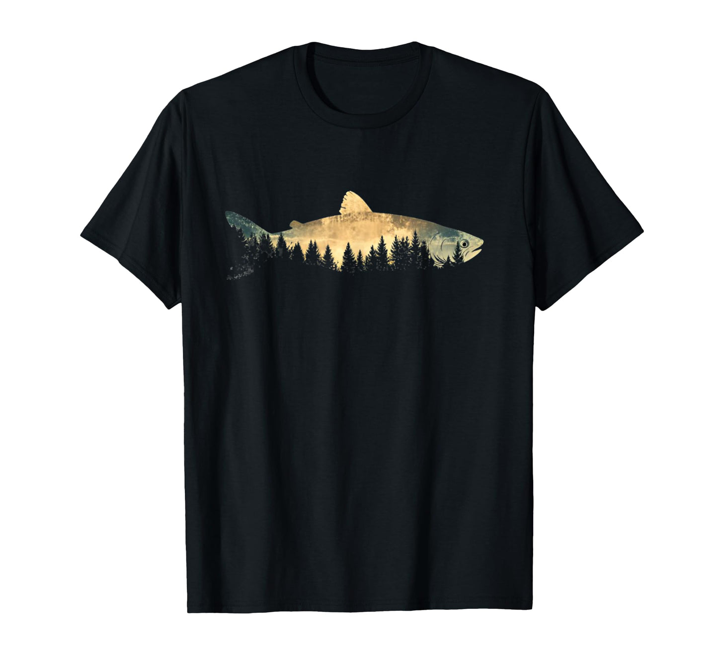 Fishing Outdoor Forest Nature Men Women Wildlife Fisherman T-Shirt