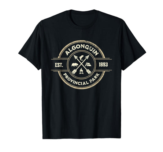 Algonquin Provincial Park 1893 Camping Outdoor Adventure T-Shirt