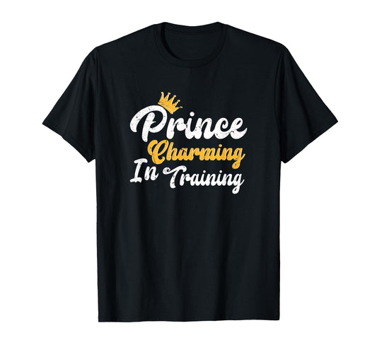 Prince Charming In Training Fairy Tale Hero Birthday Party T-Shirt