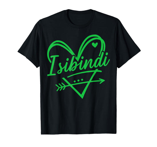 Vintage Isibindi Heart Name Gift for Men Women Kid Boy Girl T-Shirt