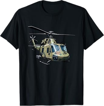 UH-1 Huey Retro Helicopter Vintage Sunset Vietnam Chopper T-Shirt