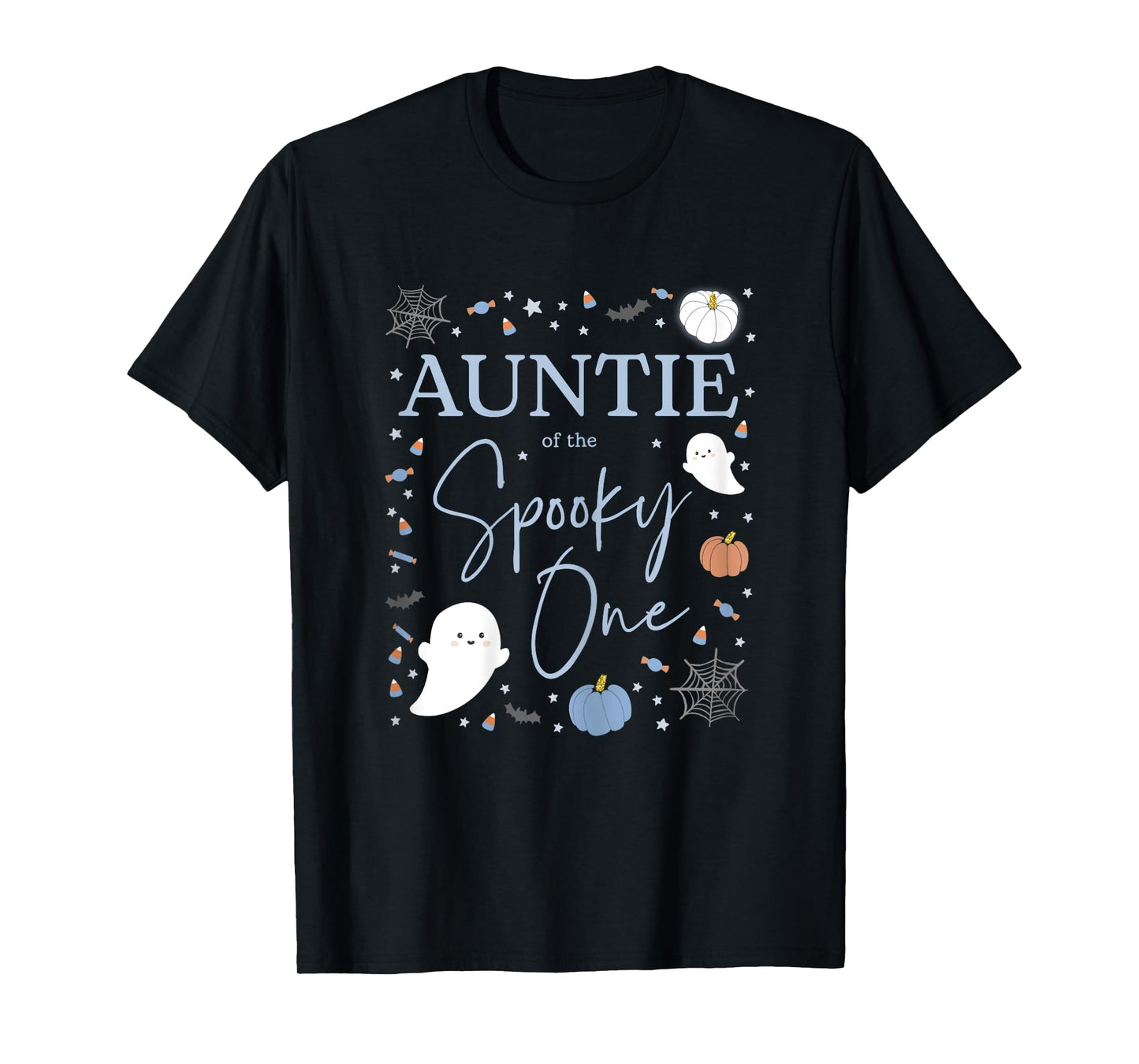 Auntie of the Spooky One First Birthday Boy 1st Halloween T-Shirt