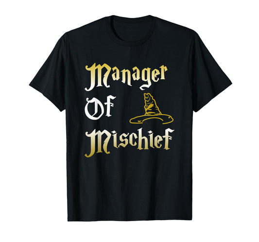 Manager Of Mischief Magical MOM Mischief Manager Mothers Day T-Shirt