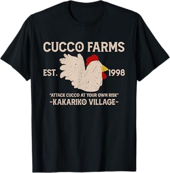 Cucco Farms Attack Cucco At Your Own Risk T-Shirt