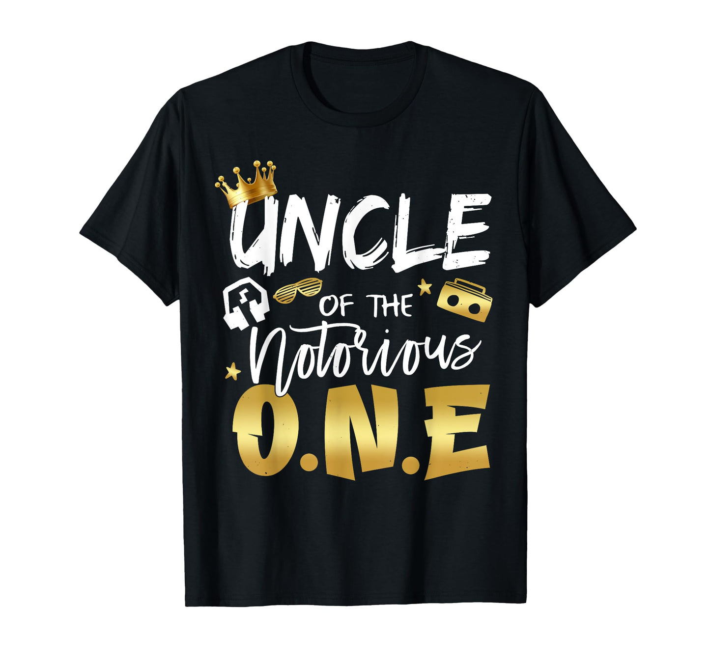 Uncle Of The Notorious One Old School 1st Hip Hop Birthday T-Shirt