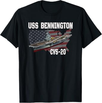 USS Bennington CVS-20 Aircraft Carrier Veterans Day Father's T-Shirt