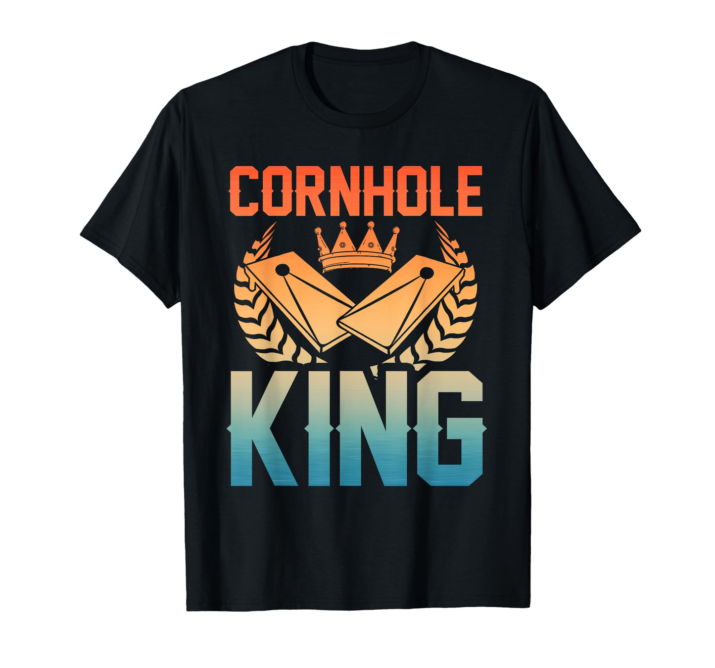 Cool Cornhole Art For Men Dad Boys Corn Hole Player Cornhole T-Shirt