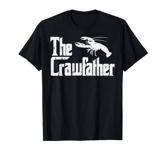 Crawfish The Crawfather Funny Crayfish Parody Dad Papa Men T-Shirt