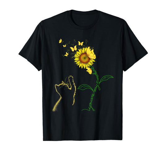 Cat You Are My Sunshine T-Shirt Cats Tee Shirt Gifts T-Shirt for Men Women