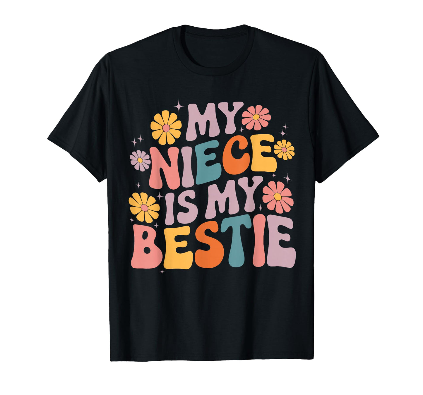 My Niece is My Bestie Auntie Niece matching Twinning Girls T-Shirt