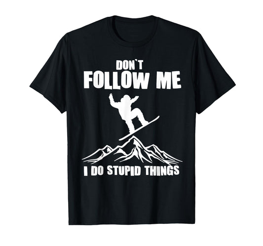 Cool Snowboarding Art For Men Women Snowboard Snowboarder T-Shirt