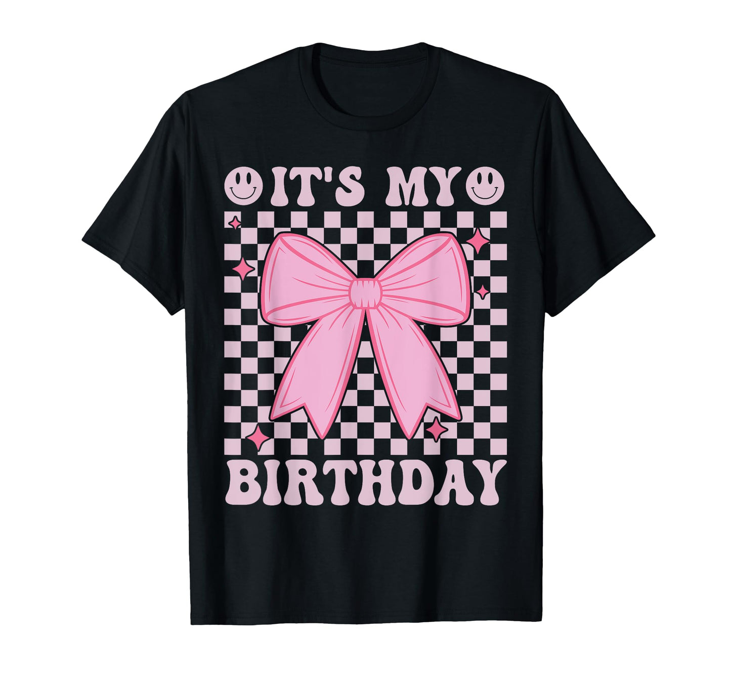 Birthday Girl Coquette Funny Birthday Girl Pink Coquette Bow T-Shirt