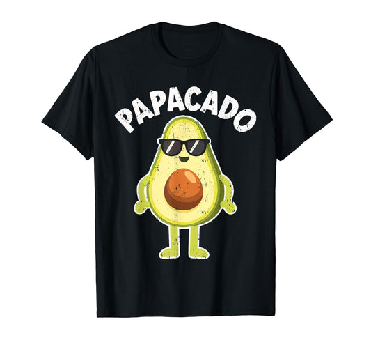Papacado Shirt Men Avocado Future Dad Pregnancy Announcement T-Shirt
