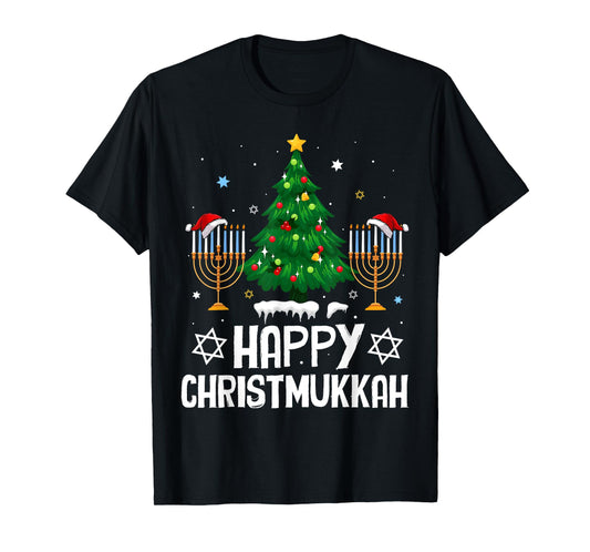 Happy Christmukkah Jewish Christmas Hanukkah Chanukah T-Shirt